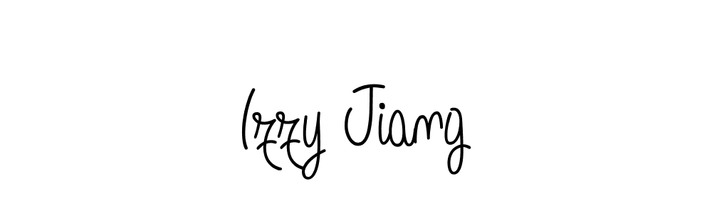 Use a signature maker to create a handwritten signature online. With this signature software, you can design (Angelique-Rose-font-FFP) your own signature for name Izzy Jiang. Izzy Jiang signature style 5 images and pictures png