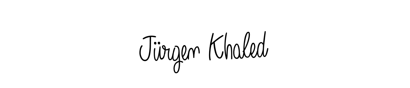 Angelique-Rose-font-FFP is a professional signature style that is perfect for those who want to add a touch of class to their signature. It is also a great choice for those who want to make their signature more unique. Get Jürgen Khaled name to fancy signature for free. Jürgen Khaled signature style 5 images and pictures png