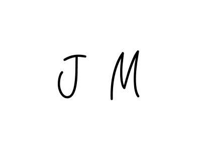 You should practise on your own different ways (Angelique-Rose-font-FFP) to write your name (J  M) in signature. don't let someone else do it for you. J  M signature style 5 images and pictures png