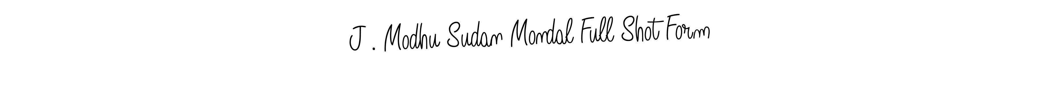 Also we have J . Modhu Sudan Mondal Full Shot Form name is the best signature style. Create professional handwritten signature collection using Angelique-Rose-font-FFP autograph style. J . Modhu Sudan Mondal Full Shot Form signature style 5 images and pictures png