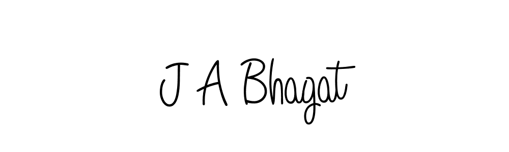 J A Bhagat stylish signature style. Best Handwritten Sign (Angelique-Rose-font-FFP) for my name. Handwritten Signature Collection Ideas for my name J A Bhagat. J A Bhagat signature style 5 images and pictures png