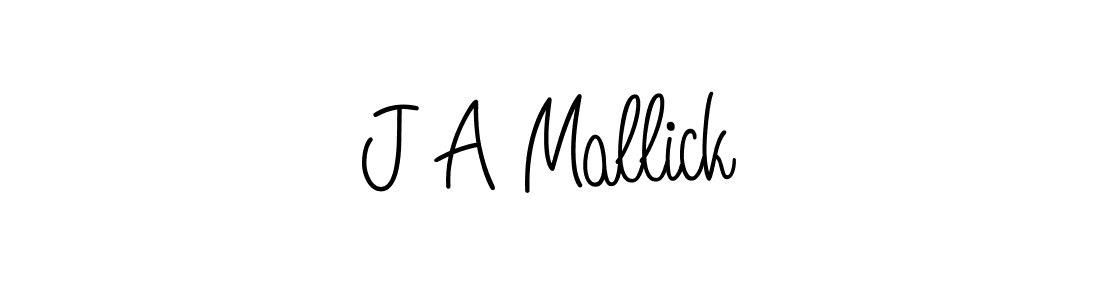 if you are searching for the best signature style for your name J A Mallick. so please give up your signature search. here we have designed multiple signature styles  using Angelique-Rose-font-FFP. J A Mallick signature style 5 images and pictures png