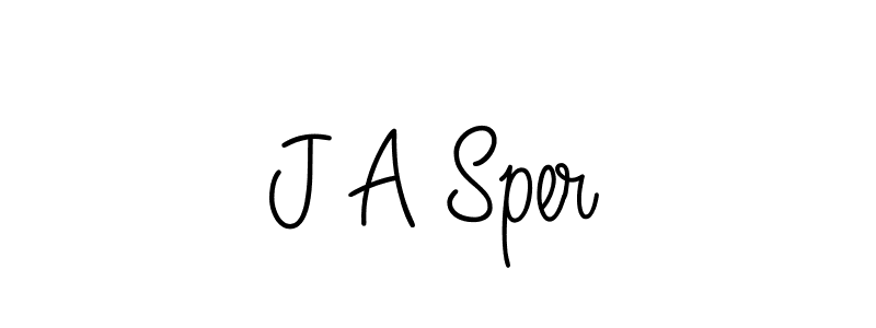You should practise on your own different ways (Angelique-Rose-font-FFP) to write your name (J A Sper) in signature. don't let someone else do it for you. J A Sper signature style 5 images and pictures png