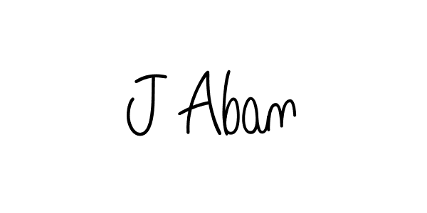 Create a beautiful signature design for name J Aban. With this signature (Angelique-Rose-font-FFP) fonts, you can make a handwritten signature for free. J Aban signature style 5 images and pictures png