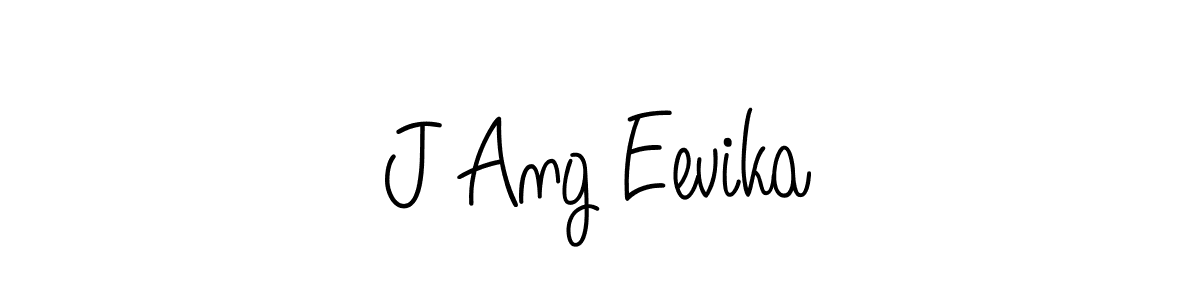 Create a beautiful signature design for name J Ang Eevika. With this signature (Angelique-Rose-font-FFP) fonts, you can make a handwritten signature for free. J Ang Eevika signature style 5 images and pictures png
