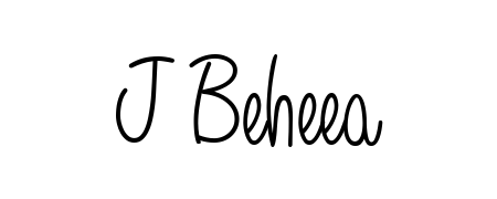 The Angelique-Rose-font-FFP font transforms the name J Beheea into an executive sign with sharp precision and distinguished character. J Beheea signature style 5 images and pictures png