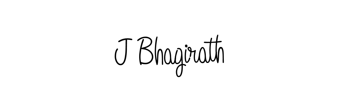 How to make J Bhagirath name signature. Use Angelique-Rose-font-FFP style for creating short signs online. This is the latest handwritten sign. J Bhagirath signature style 5 images and pictures png