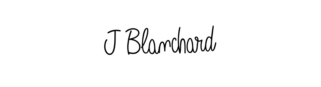 Use a signature maker to create a handwritten signature online. With this signature software, you can design (Angelique-Rose-font-FFP) your own signature for name J Blanchard. J Blanchard signature style 5 images and pictures png