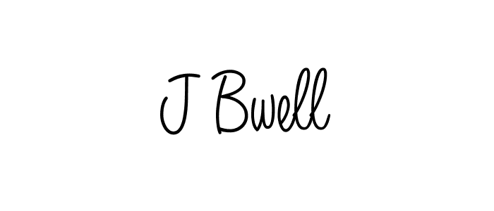 Once you've used our free online signature maker to create your best signature Angelique-Rose-font-FFP style, it's time to enjoy all of the benefits that J Bwell name signing documents. J Bwell signature style 5 images and pictures png