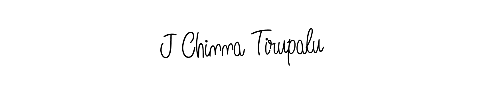 Also we have J Chinna Tirupalu name is the best signature style. Create professional handwritten signature collection using Angelique-Rose-font-FFP autograph style. J Chinna Tirupalu signature style 5 images and pictures png