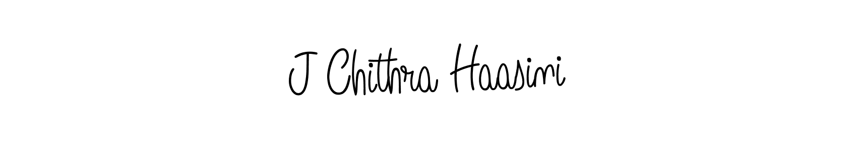 Also we have J Chithra Haasini name is the best signature style. Create professional handwritten signature collection using Angelique-Rose-font-FFP autograph style. J Chithra Haasini signature style 5 images and pictures png