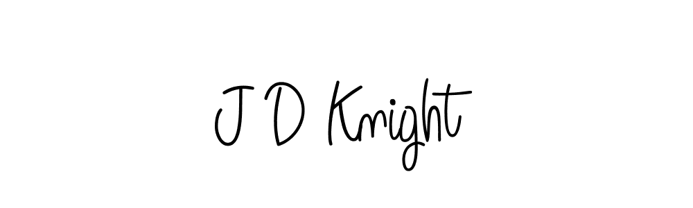 You should practise on your own different ways (Angelique-Rose-font-FFP) to write your name (J D Knight) in signature. don't let someone else do it for you. J D Knight signature style 5 images and pictures png