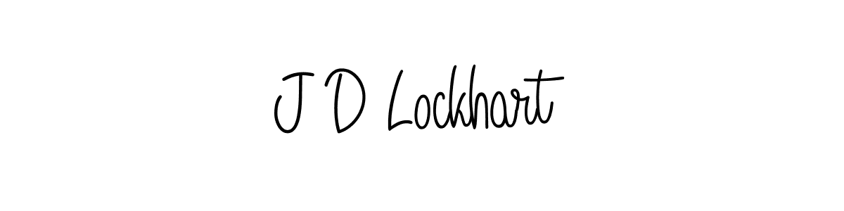 You should practise on your own different ways (Angelique-Rose-font-FFP) to write your name (J D Lockhart) in signature. don't let someone else do it for you. J D Lockhart signature style 5 images and pictures png