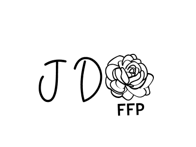 Also we have J D5 name is the best signature style. Create professional handwritten signature collection using Angelique-Rose-font-FFP autograph style. J D5 signature style 5 images and pictures png