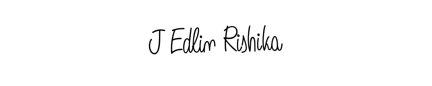 Check out images of Autograph of J Edlin Rishika name. Actor J Edlin Rishika Signature Style. Angelique-Rose-font-FFP is a professional sign style online. J Edlin Rishika signature style 5 images and pictures png