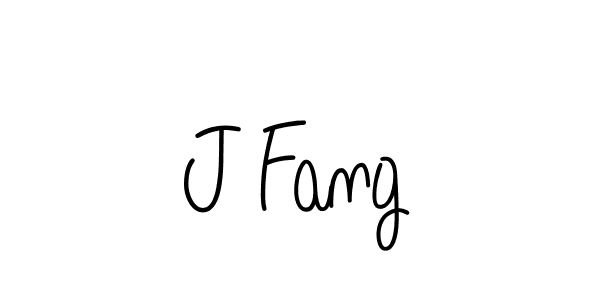 You should practise on your own different ways (Angelique-Rose-font-FFP) to write your name (J Fang) in signature. don't let someone else do it for you. J Fang signature style 5 images and pictures png