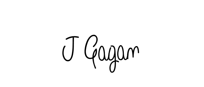 Make a beautiful signature design for name J Gagan. Use this online signature maker to create a handwritten signature for free. J Gagan signature style 5 images and pictures png