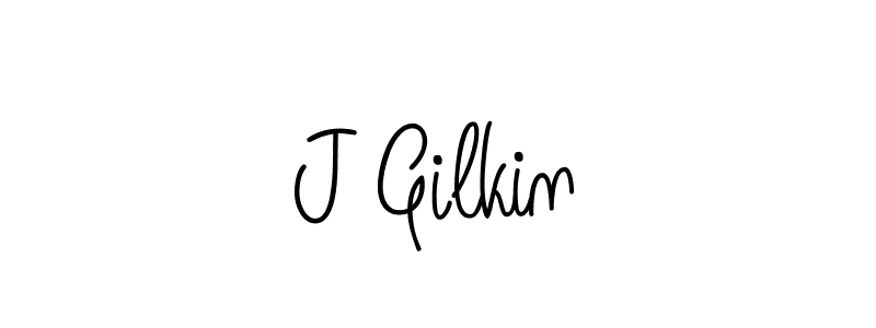 Best and Professional Signature Style for J Gilkin. Angelique-Rose-font-FFP Best Signature Style Collection. J Gilkin signature style 5 images and pictures png