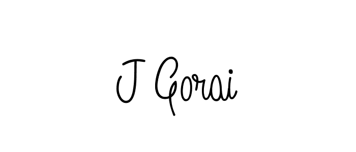 Check out images of Autograph of J Gorai name. Actor J Gorai Signature Style. Angelique-Rose-font-FFP is a professional sign style online. J Gorai signature style 5 images and pictures png