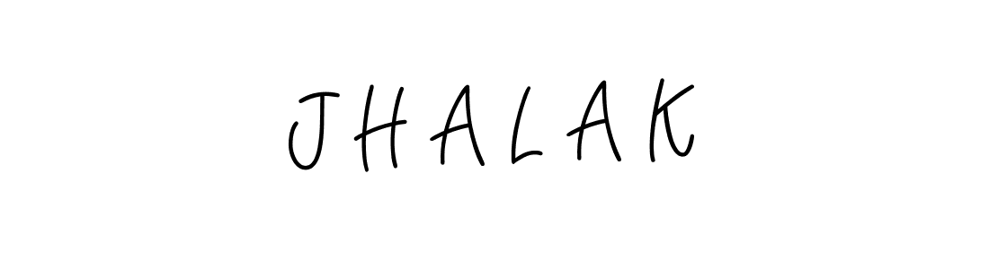 Create a beautiful signature design for name J H A L A K. With this signature (Angelique-Rose-font-FFP) fonts, you can make a handwritten signature for free. J H A L A K signature style 5 images and pictures png