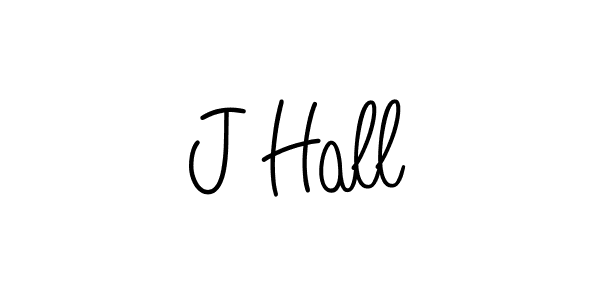 The best way (Angelique-Rose-font-FFP) to make a short signature is to pick only two or three words in your name. The name J Hall include a total of six letters. For converting this name. J Hall signature style 5 images and pictures png