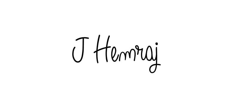 Create a beautiful signature design for name J Hemraj. With this signature (Angelique-Rose-font-FFP) fonts, you can make a handwritten signature for free. J Hemraj signature style 5 images and pictures png