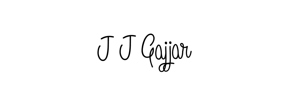 How to make J J Gajjar signature? Angelique-Rose-font-FFP is a professional autograph style. Create handwritten signature for J J Gajjar name. J J Gajjar signature style 5 images and pictures png