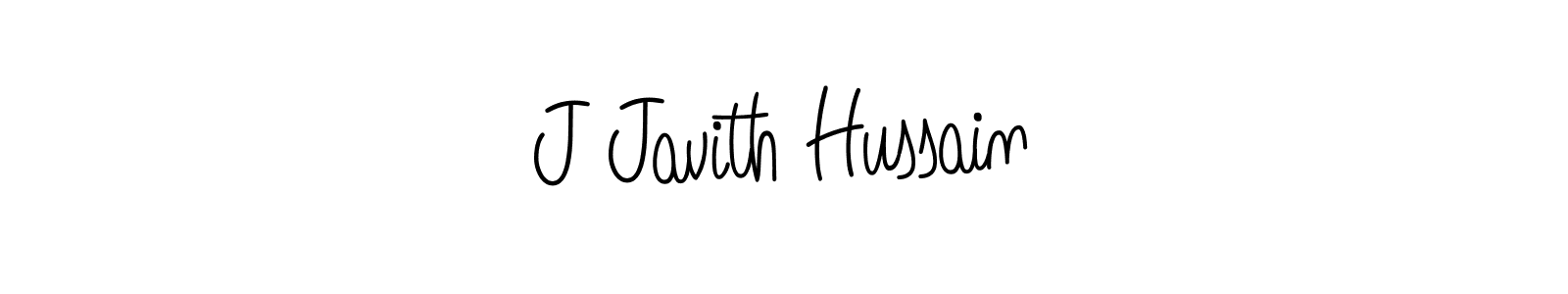 You should practise on your own different ways (Angelique-Rose-font-FFP) to write your name (J Javith Hussain) in signature. don't let someone else do it for you. J Javith Hussain signature style 5 images and pictures png