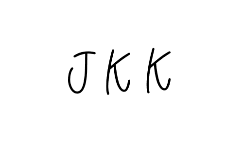 How to make J K K name signature. Use Angelique-Rose-font-FFP style for creating short signs online. This is the latest handwritten sign. J K K signature style 5 images and pictures png