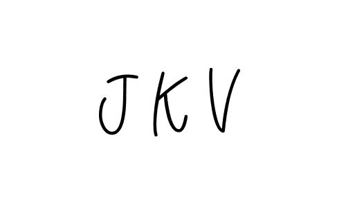 Also we have J K V name is the best signature style. Create professional handwritten signature collection using Angelique-Rose-font-FFP autograph style. J K V signature style 5 images and pictures png