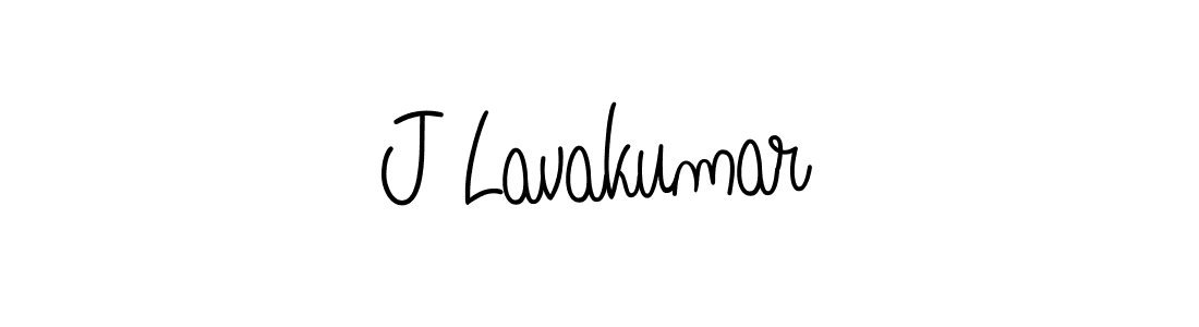 Design your own signature with our free online signature maker. With this signature software, you can create a handwritten (Angelique-Rose-font-FFP) signature for name J Lavakumar. J Lavakumar signature style 5 images and pictures png