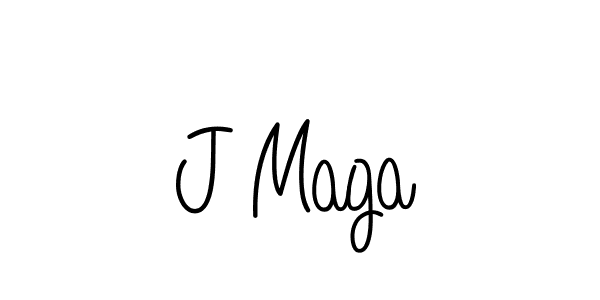 The best way (Angelique-Rose-font-FFP) to make a short signature is to pick only two or three words in your name. The name J Maga include a total of six letters. For converting this name. J Maga signature style 5 images and pictures png