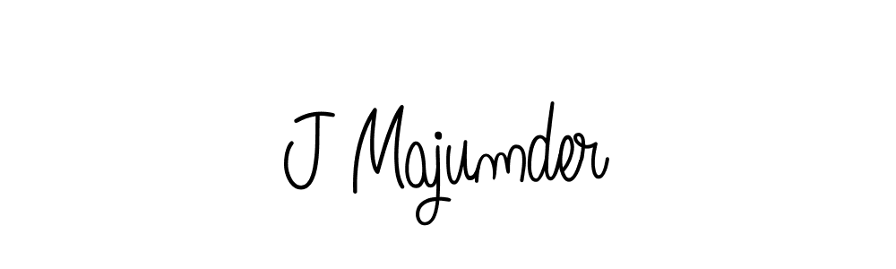Design your own signature with our free online signature maker. With this signature software, you can create a handwritten (Angelique-Rose-font-FFP) signature for name J Majumder. J Majumder signature style 5 images and pictures png