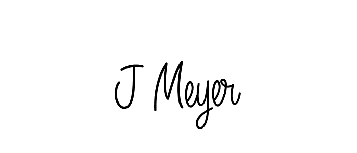 How to Draw J Meyer signature style? Angelique-Rose-font-FFP is a latest design signature styles for name J Meyer. J Meyer signature style 5 images and pictures png