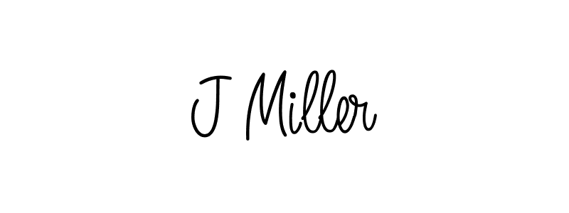 Create a beautiful signature design for name J Miller. With this signature (Angelique-Rose-font-FFP) fonts, you can make a handwritten signature for free. J Miller signature style 5 images and pictures png