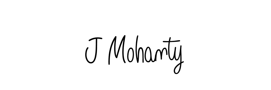 Make a beautiful signature design for name J Mohanty. Use this online signature maker to create a handwritten signature for free. J Mohanty signature style 5 images and pictures png