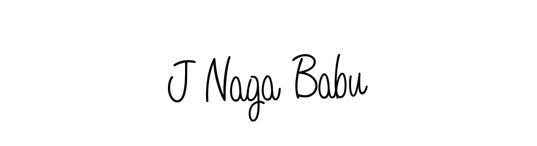 How to make J Naga Babu signature? Angelique-Rose-font-FFP is a professional autograph style. Create handwritten signature for J Naga Babu name. J Naga Babu signature style 5 images and pictures png