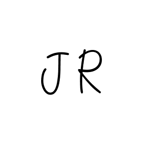 The best way (Angelique-Rose-font-FFP) to make a short signature is to pick only two or three words in your name. The name J R include a total of six letters. For converting this name. J R signature style 5 images and pictures png
