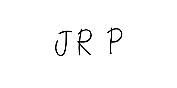 You should practise on your own different ways (Angelique-Rose-font-FFP) to write your name (J R  P) in signature. don't let someone else do it for you. J R  P signature style 5 images and pictures png