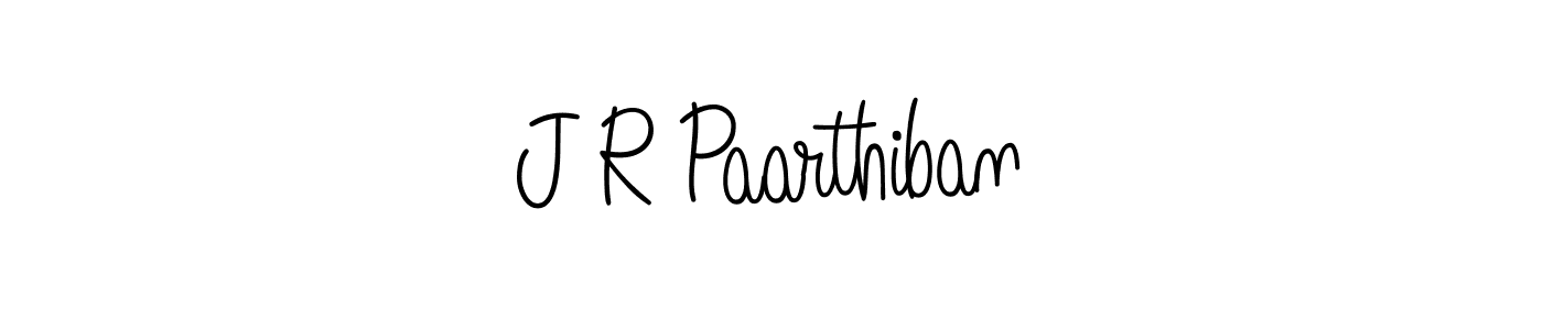 You should practise on your own different ways (Angelique-Rose-font-FFP) to write your name (J R Paarthiban) in signature. don't let someone else do it for you. J R Paarthiban signature style 5 images and pictures png