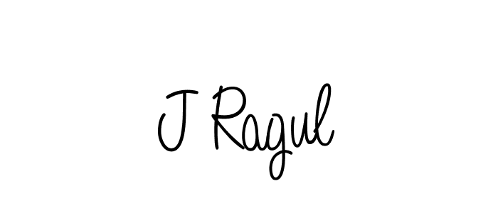 It looks lik you need a new signature style for name J Ragul. Design unique handwritten (Angelique-Rose-font-FFP) signature with our free signature maker in just a few clicks. J Ragul signature style 5 images and pictures png