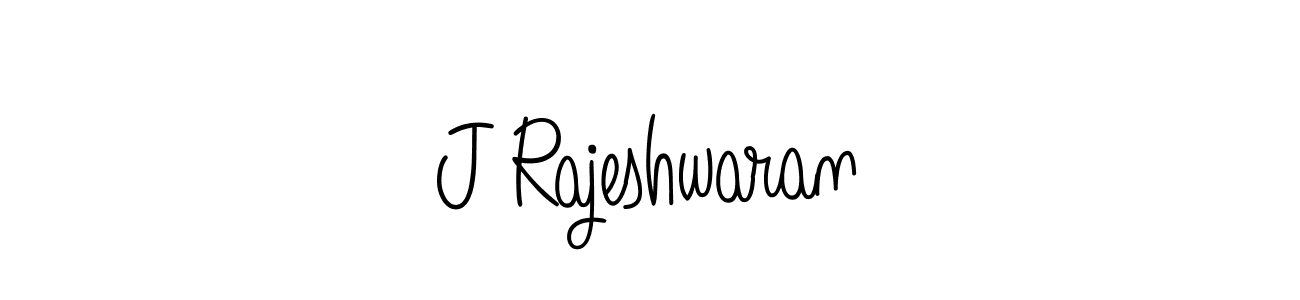 The best way (Angelique-Rose-font-FFP) to make a short signature is to pick only two or three words in your name. The name J Rajeshwaran include a total of six letters. For converting this name. J Rajeshwaran signature style 5 images and pictures png