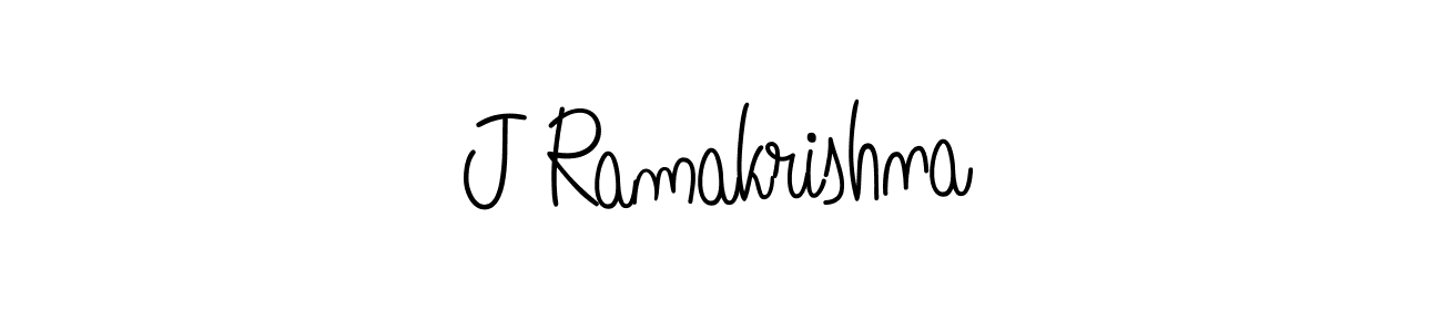 How to Draw J Ramakrishna signature style? Angelique-Rose-font-FFP is a latest design signature styles for name J Ramakrishna. J Ramakrishna signature style 5 images and pictures png