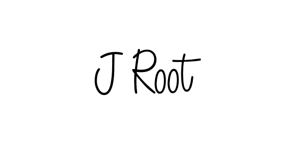 You should practise on your own different ways (Angelique-Rose-font-FFP) to write your name (J Root) in signature. don't let someone else do it for you. J Root signature style 5 images and pictures png