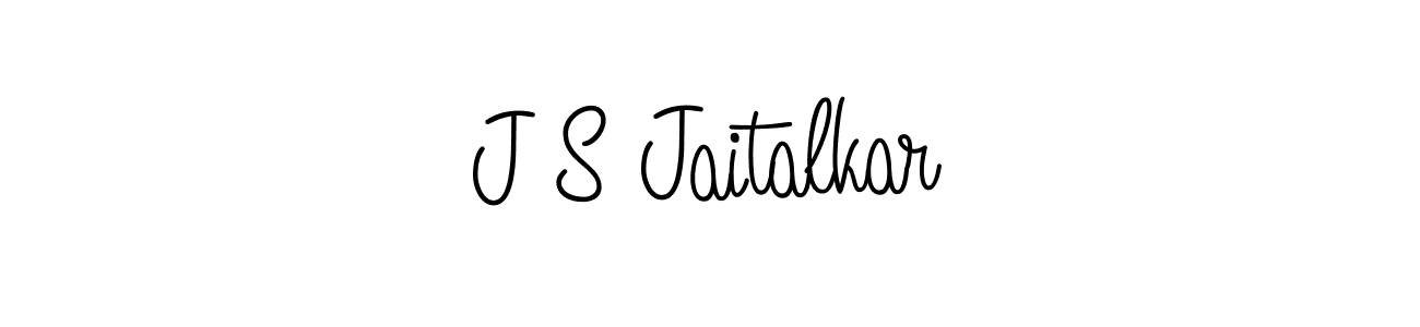 Design your own signature with our free online signature maker. With this signature software, you can create a handwritten (Angelique-Rose-font-FFP) signature for name J S Jaitalkar. J S Jaitalkar signature style 5 images and pictures png