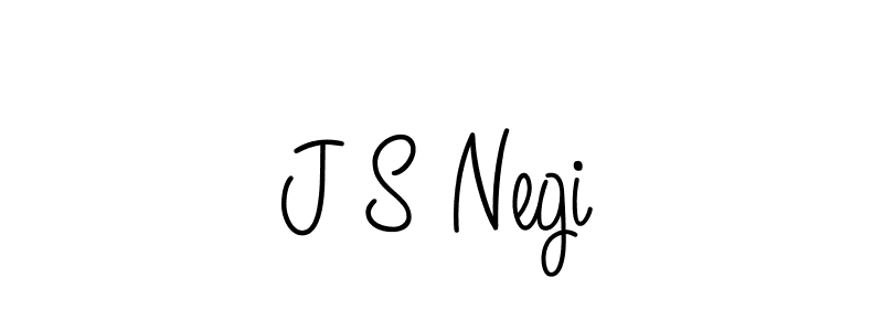 Design your own signature with our free online signature maker. With this signature software, you can create a handwritten (Angelique-Rose-font-FFP) signature for name J S Negi. J S Negi signature style 5 images and pictures png