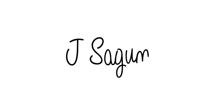 Also we have J Sagun name is the best signature style. Create professional handwritten signature collection using Angelique-Rose-font-FFP autograph style. J Sagun signature style 5 images and pictures png