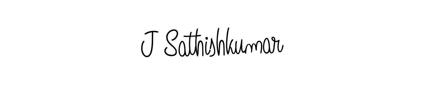 Make a beautiful signature design for name J Sathishkumar. Use this online signature maker to create a handwritten signature for free. J Sathishkumar signature style 5 images and pictures png