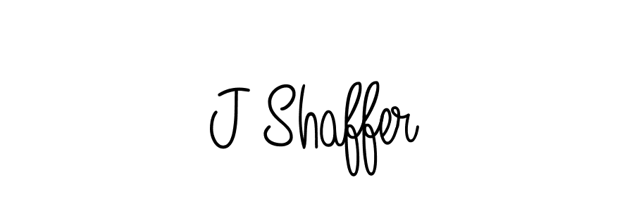 You should practise on your own different ways (Angelique-Rose-font-FFP) to write your name (J Shaffer) in signature. don't let someone else do it for you. J Shaffer signature style 5 images and pictures png