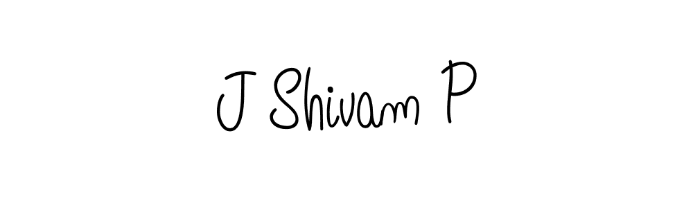 You should practise on your own different ways (Angelique-Rose-font-FFP) to write your name (J Shivam P) in signature. don't let someone else do it for you. J Shivam P signature style 5 images and pictures png